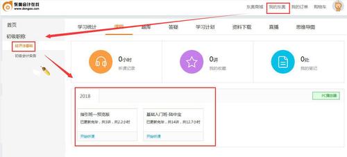 初級會計(jì)課程