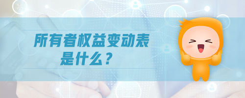 所有者權(quán)益變動(dòng)表是什么