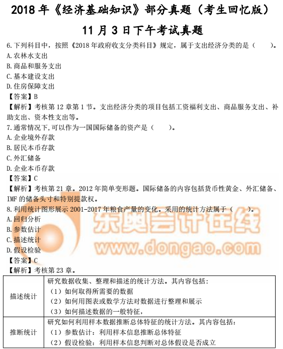 中級(jí)經(jīng)濟(jì)師《經(jīng)濟(jì)基礎(chǔ)》真題