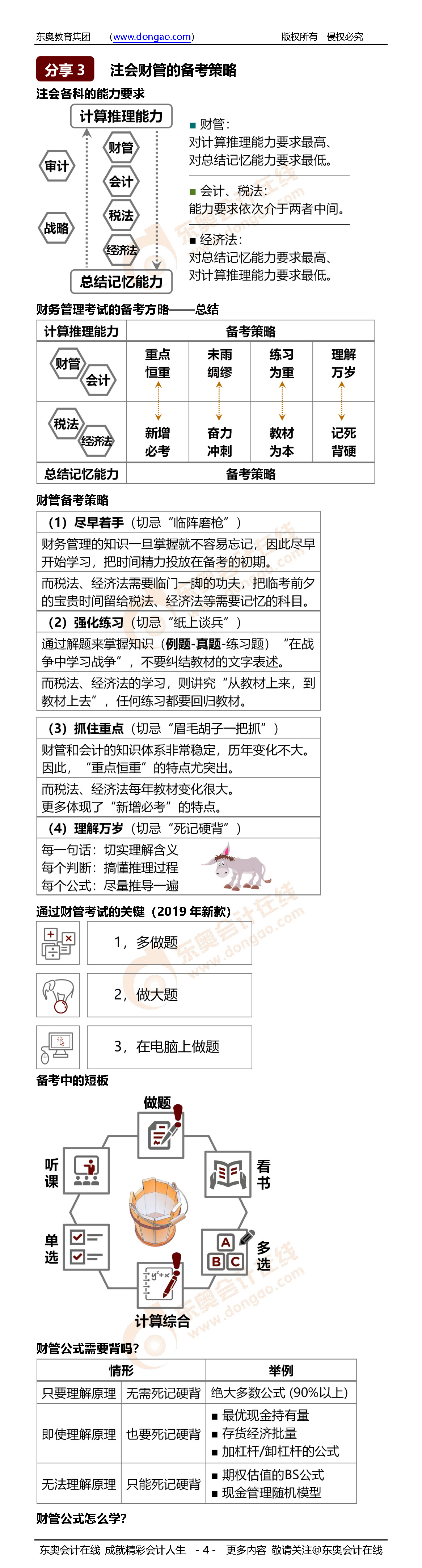 cpa財(cái)管科目方法指導(dǎo)