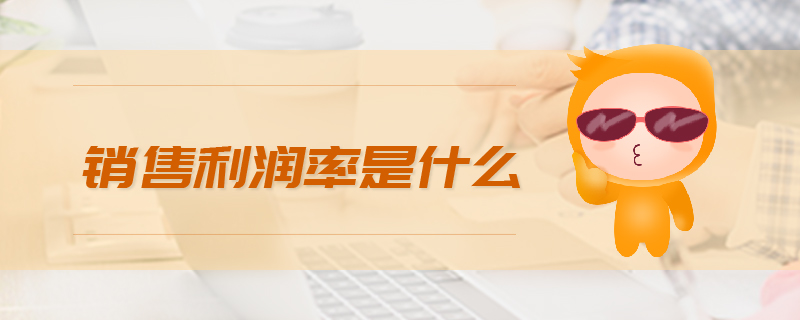 銷售利潤率是什么 銷售利潤率是什么