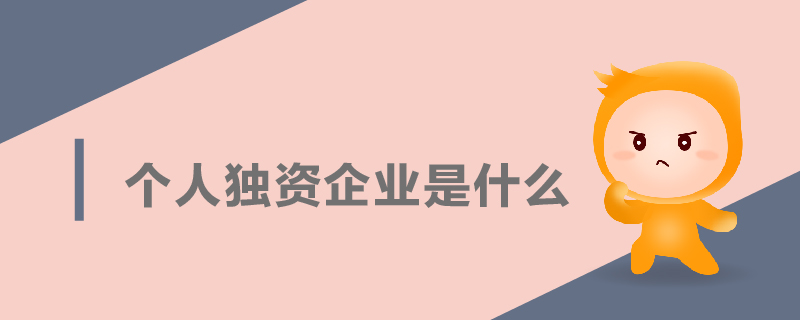 個(gè)人獨(dú)資企業(yè)是什么 個(gè)人獨(dú)資企業(yè)是什么
