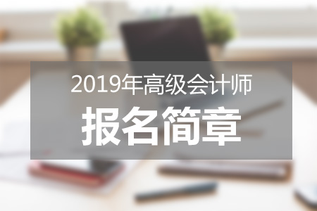 2019年高級(jí)會(huì)計(jì)師報(bào)名簡(jiǎn)章