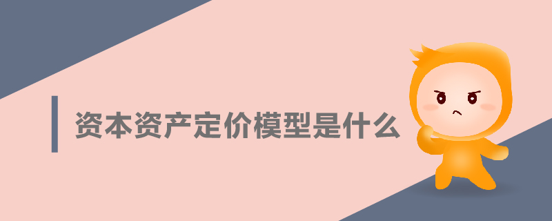 資本資產(chǎn)定價(jià)模型是什么