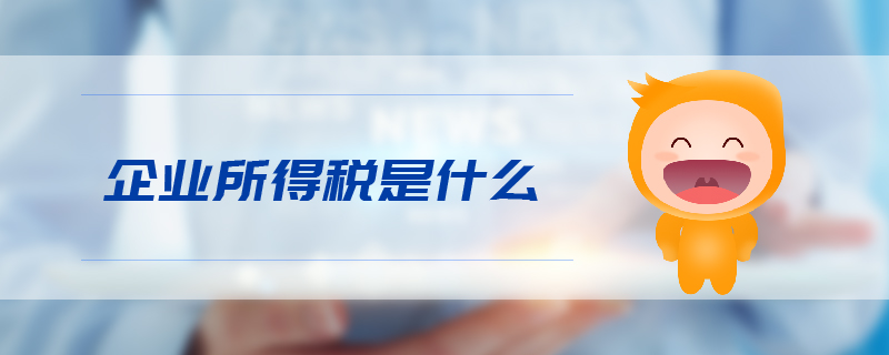 企業(yè)所得稅是什么 企業(yè)所得稅是什么