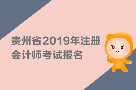 貴州省2019年注冊(cè)會(huì)計(jì)師考試報(bào)名開(kāi)始了嗎？