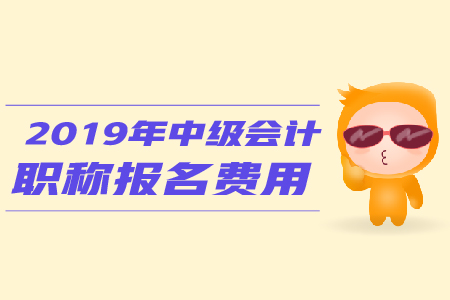 2019年中級(jí)會(huì)計(jì)考試報(bào)名費(fèi)用是多少？