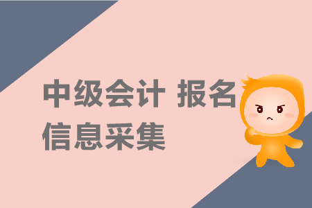 中級(jí)會(huì)計(jì)報(bào)名信息采集需要嗎？