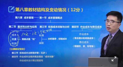 第八章成本管理概述教材變動情況