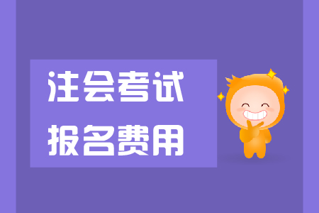 2019年cpa考試報名費(fèi)多少錢？