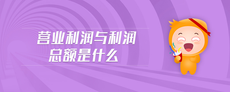 營業(yè)利潤與利潤總額是什么