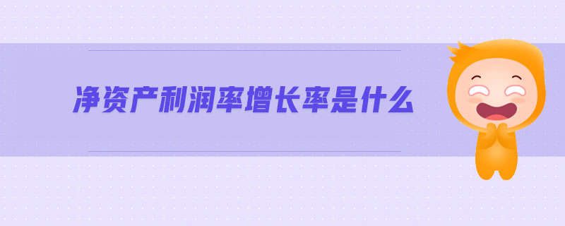 凈資產利潤率增長率是什么 凈資產利潤率增長率是什么