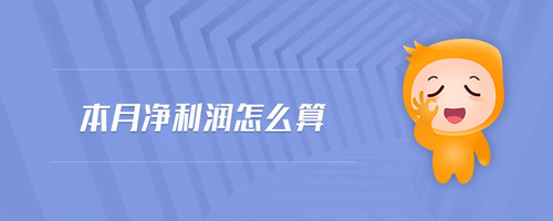 本月凈利潤怎么算