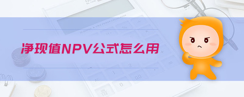 凈現(xiàn)值npv公式怎么用 凈現(xiàn)值npv公式怎么用