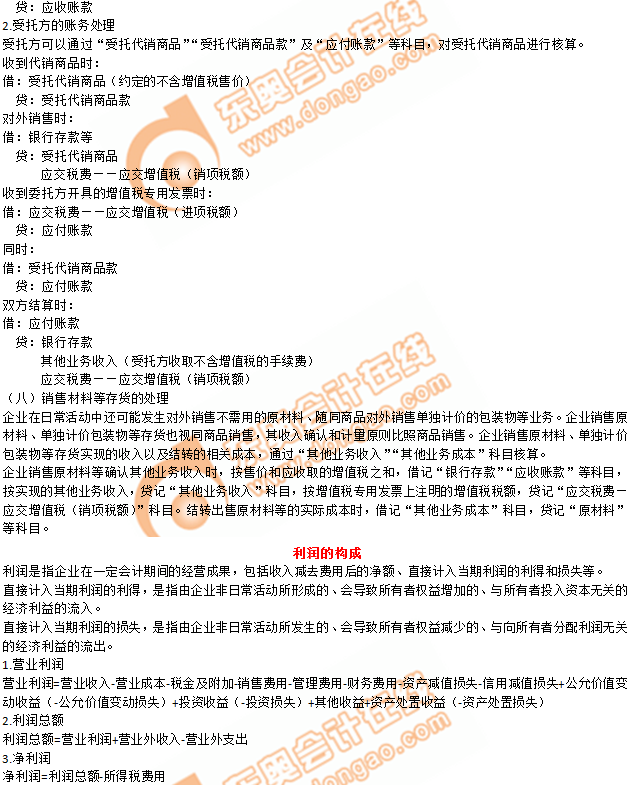 2019年《初級會計實務(wù)》沖刺備考指導(dǎo)：第五章 收入、費(fèi)用和利潤