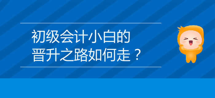 初級會計小白的晉升之路如何走？
