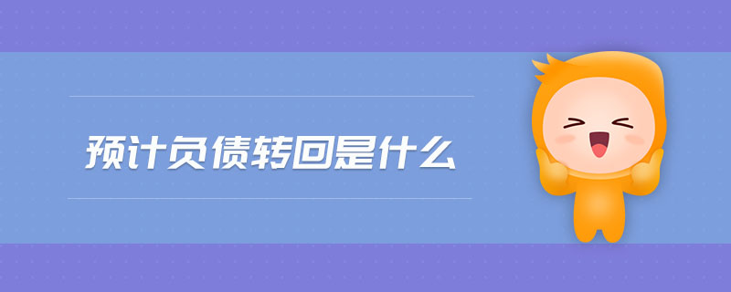 預(yù)計負(fù)債轉(zhuǎn)回是什么
