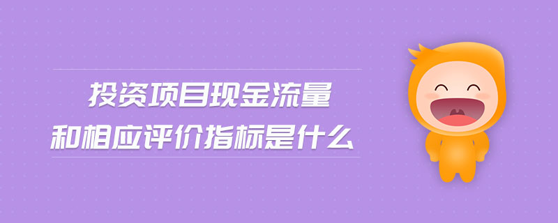 投資項目現(xiàn)金流量和相應評價指標是什么