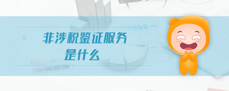 非涉稅鑒證服務(wù)是什么 非涉稅鑒證服務(wù)是什么