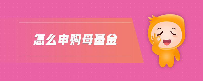 怎么申購母基金