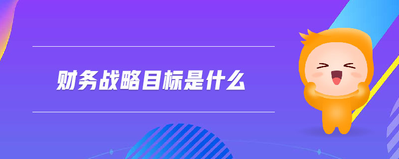 財務戰(zhàn)略目標是什么