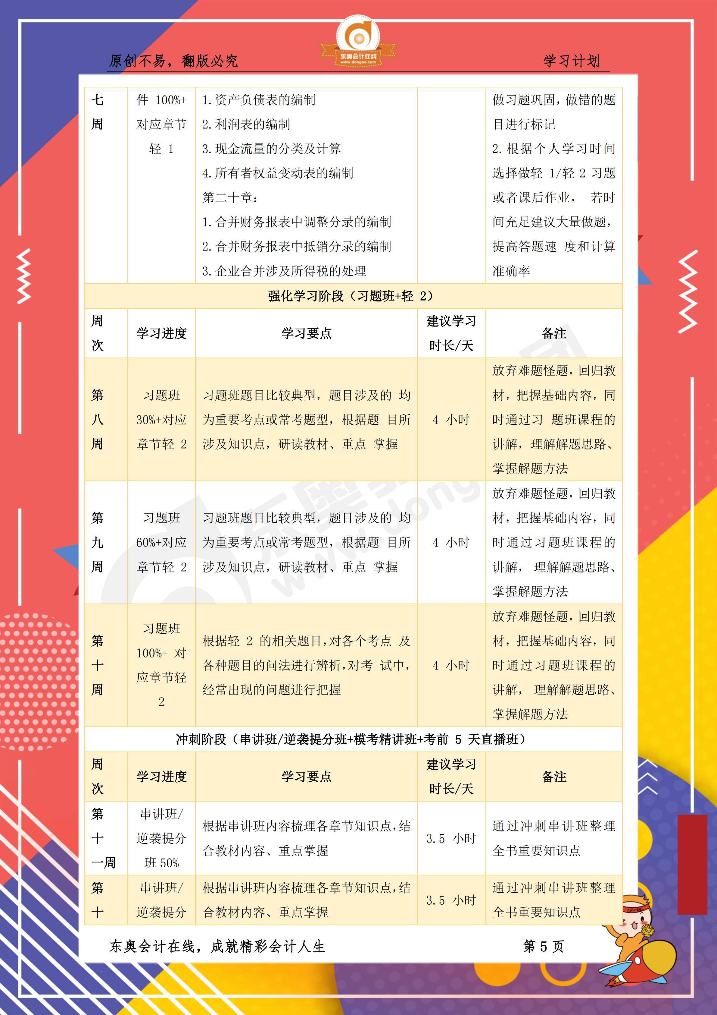 《財務(wù)與會計》百天通關(guān)計劃