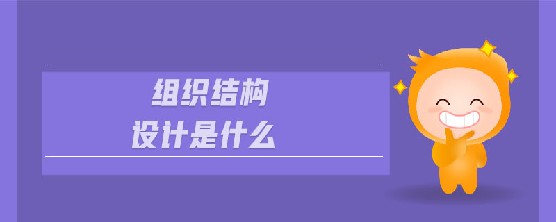 組織結(jié)構(gòu)設(shè)計(jì)是什么