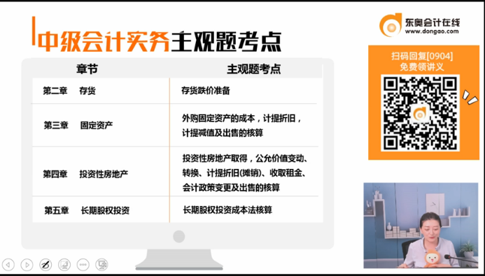 中級會計實務(wù)主觀題