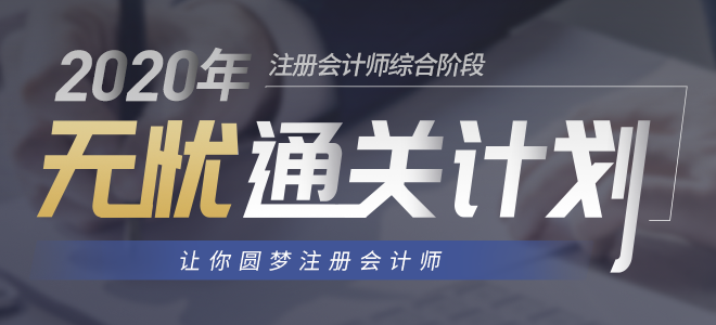 注會(huì)綜合輔導(dǎo)課程