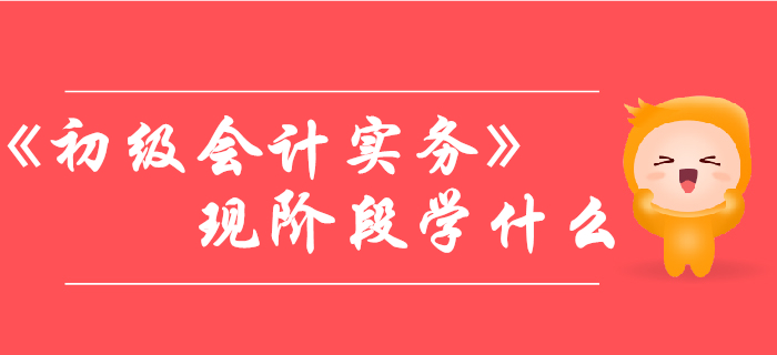現(xiàn)階段備考《初級會(huì)計(jì)實(shí)務(wù)》，需要學(xué)習(xí)哪些內(nèi)容？