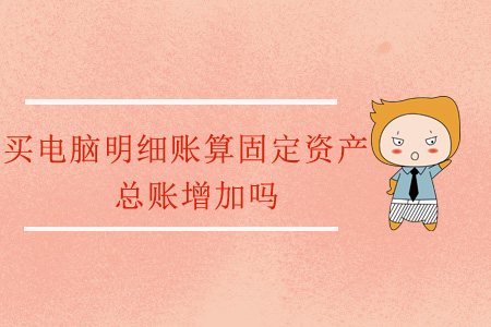 買電腦明細(xì)賬算固定資產(chǎn)，總賬增加嗎？