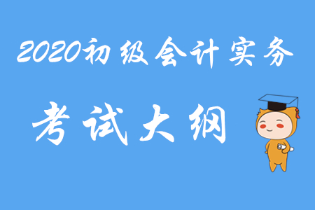 2020年初級會計師《初級會計實務》考試大綱第七章