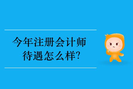 今年注冊會計(jì)師待遇怎么樣？