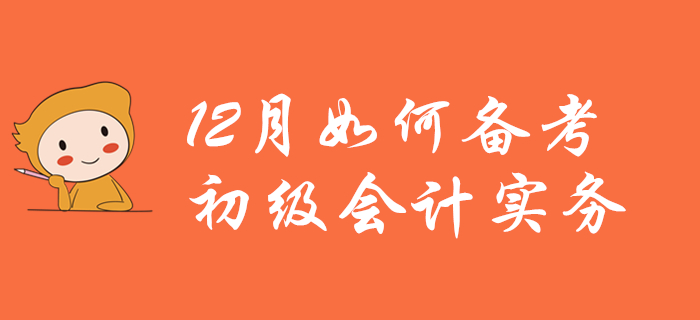 12月如何備考初級(jí)會(huì)計(jì)實(shí)務(wù)？看完本文你就懂了！