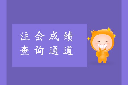 2019年cpa成績查詢通道開通了嗎？