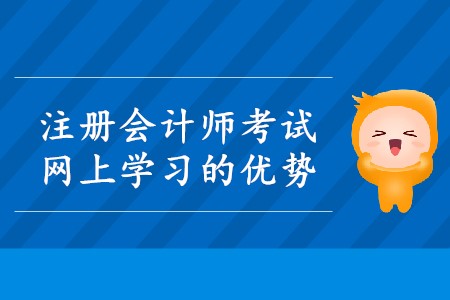 2020年注會考試網(wǎng)上學(xué)習(xí)的優(yōu)勢有哪些？