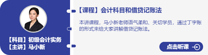 實務-馬小新_會計科目和借貸記賬法