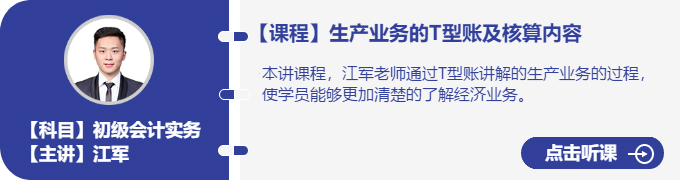 實務-江軍_生產(chǎn)業(yè)務的T型賬及核算內容