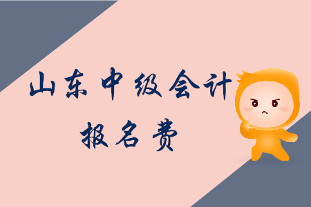 山東中級會計報名費2020年是多少錢？