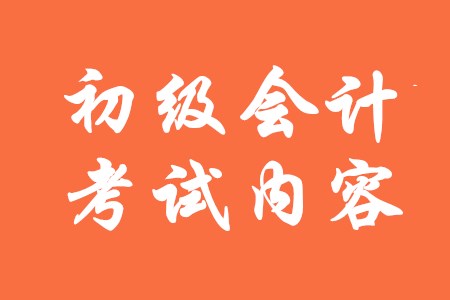 初級會計師主要考什么內(nèi)容？