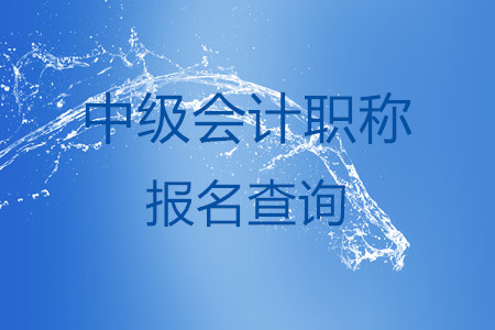 中級(jí)會(huì)計(jì)職稱報(bào)名查詢系統(tǒng)在哪？叫什么？