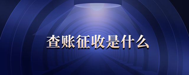 查賬征收是什么