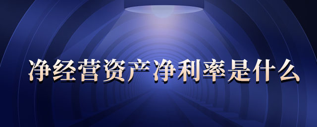 凈經(jīng)營資產(chǎn)凈利率是什么 凈經(jīng)營資產(chǎn)凈利率是什么