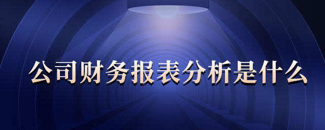公司財(cái)務(wù)報(bào)表分析是什么 公司財(cái)務(wù)報(bào)表分析是什么