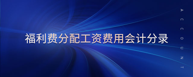 福利費分配工資費用會計分錄 福利費分配工資費用會計分錄