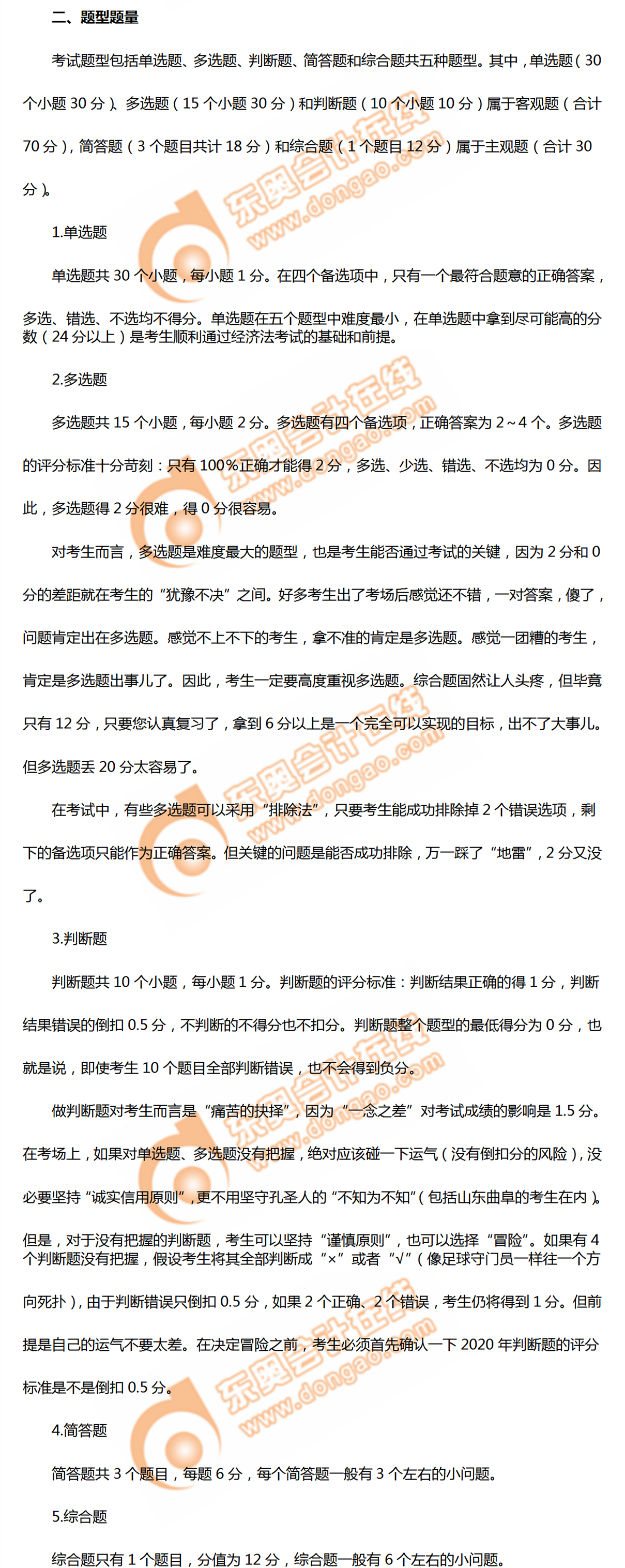 章節(jié)重要性