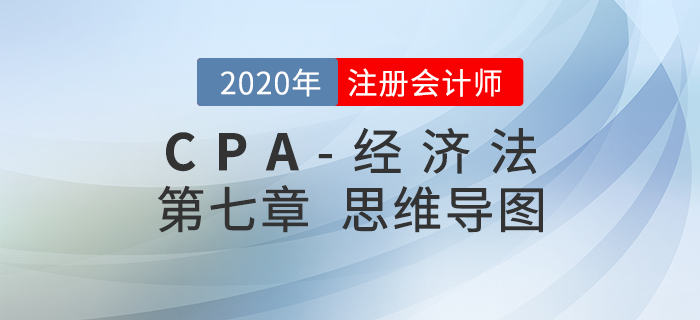 2020年注會《經(jīng)濟法》第七章思維導(dǎo)圖及自測習(xí)題