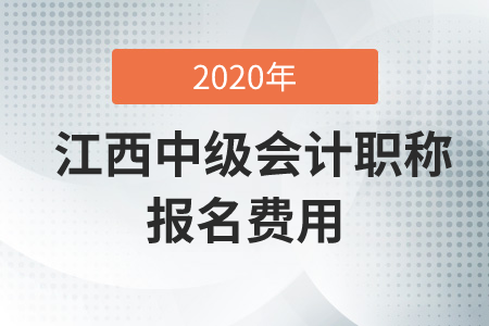 2020年江西中級(jí)會(huì)計(jì)職稱報(bào)名費(fèi)是多少錢？