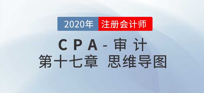 2020年注會(huì)《審計(jì)》第十七章思維導(dǎo)圖及自測(cè)習(xí)題
