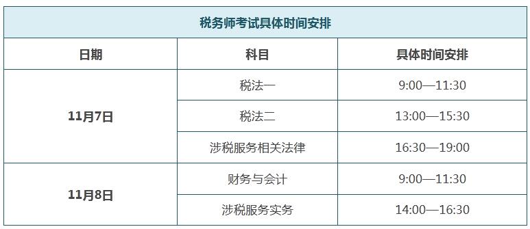 稅務(wù)師備考時(shí)間安排表